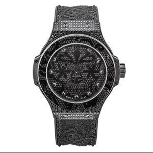 Hublot Big Bang Broderie All Black 198 Diamonds!
